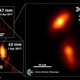 Acercarse al jet del agujero negro y verlo en diferentes longitudes de onda de radio ha revelado estructuras con más detallade.
Imagen: J.Y. Kim, Boston University Blazar program, and the EHT Collaboration. (MPIfR)